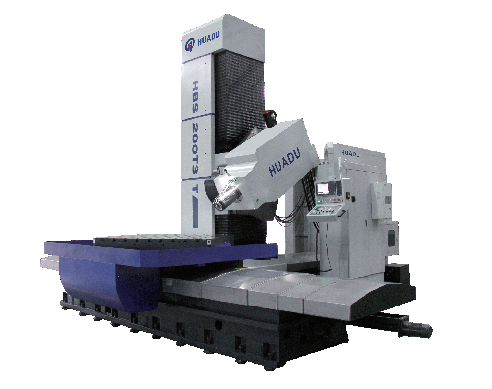 Second generation upgraded six-axis horizontal boring & milling machining center HBS200T2T/200T3